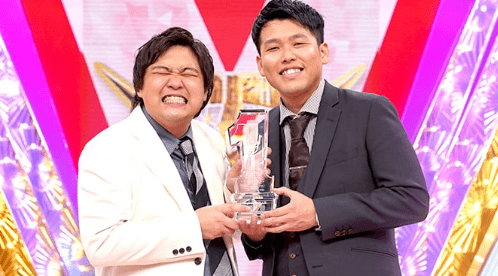 第12回ytv漫才新人賞で優勝したときのダブルヒガシ